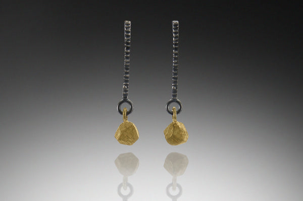 Dig Element with Facet Dangle Earring