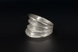 Three Row Tapered Horn Ring