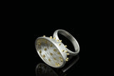 Bumpy Poison Bowl Pinned Ring