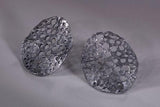 Oval Siv Earring