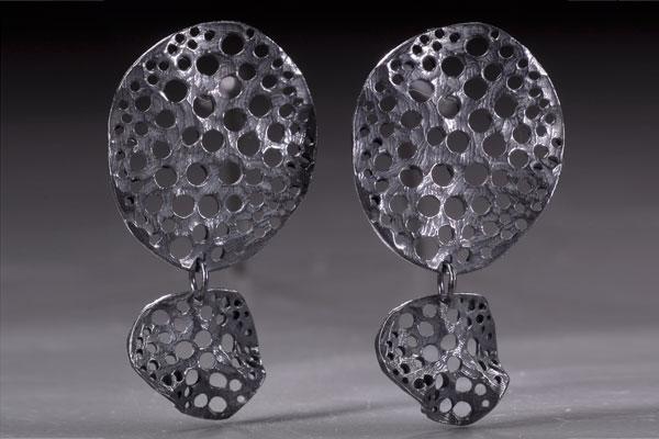 Double Siv Large Top Earring