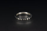 Thin Disco Ring, Silver