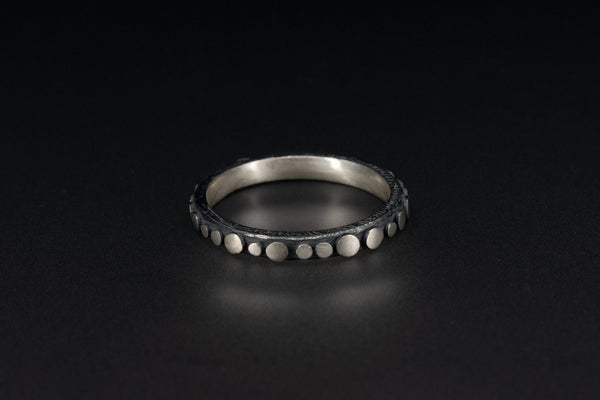 Thin Disco Ring, Silver