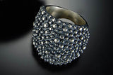 Bumpy Wide Domed Armor Ring